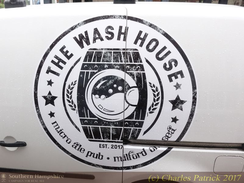 Wash House logo on a van - 26/07/2017 (Photo: Charles Patrick). Published on 26-07-2017 