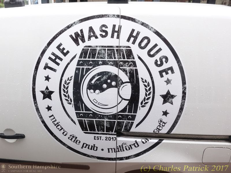 Wash House logo on a van - 26/07/2017 (Photo: Charles Patrick). Published on 26-07-2017
