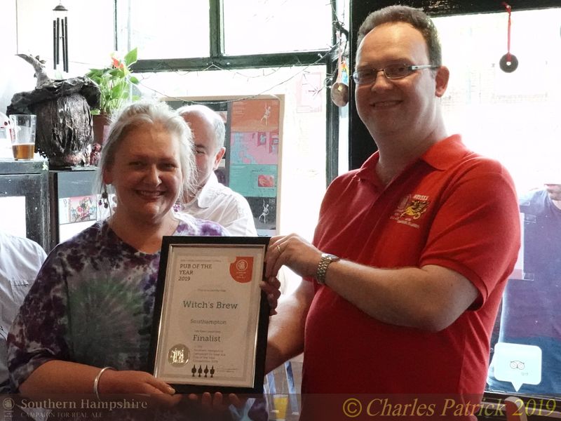 Witch's Brew, Southampton. (Publican, Customers, Branch, Award). Published on 22-04-2019