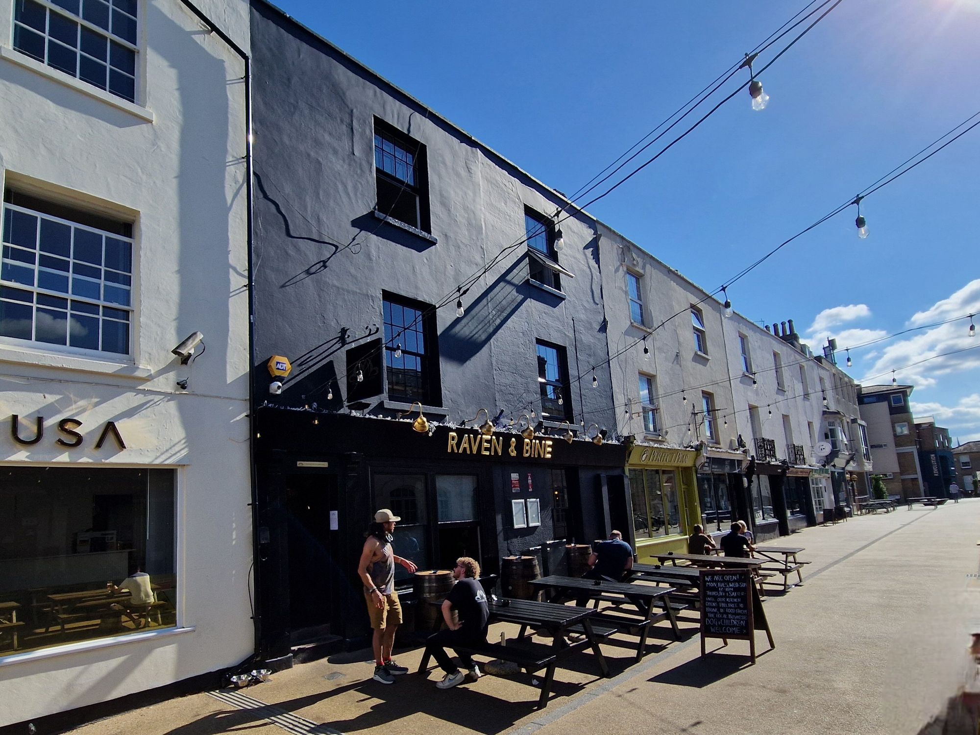Raven & Bine, Bedford Place (Photo: Pete Horn - 24/06/2024). (Pub, External). Published on 24-06-2024