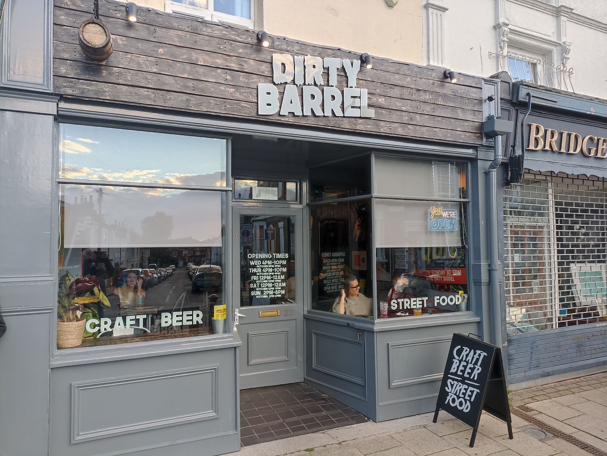 Dirty Barrel, Bedford Place (Photo: David Pritchard - 10/10/2026. (Pub, External, Key). Published on 10-10-2026