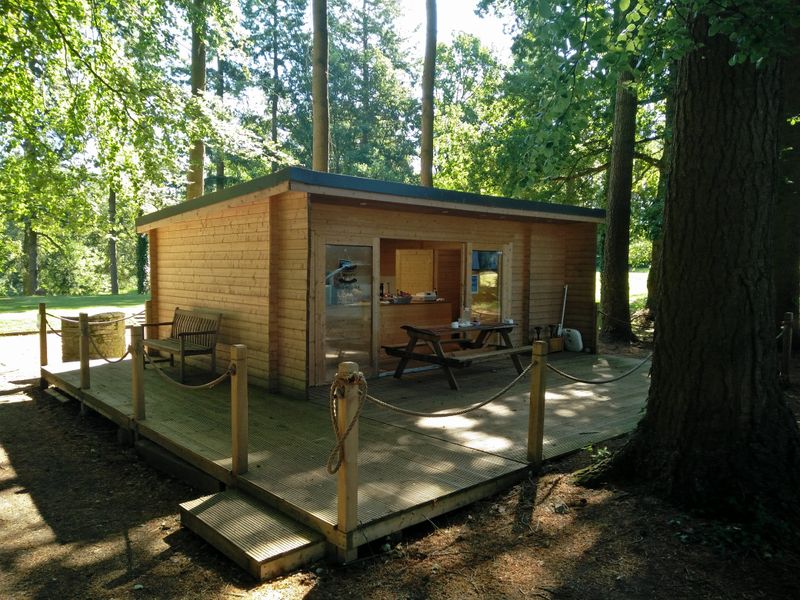 Romsey Golf Club 11th tee refreshment hut (no alcohol) 01/06/20. (External). Published on 01-06-2020 