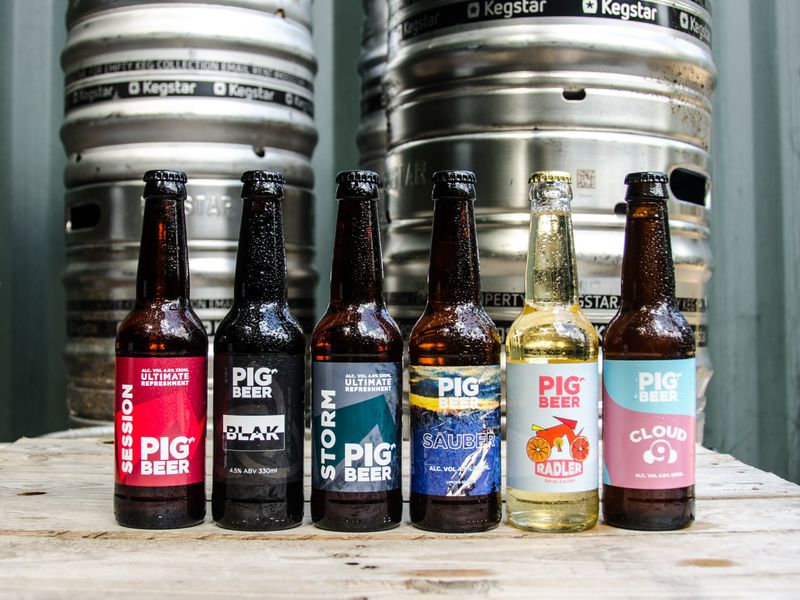 Pig Beer, Brockenhurst (Photo: Pig Beer 27/08/2022). Published on 27-08-2022