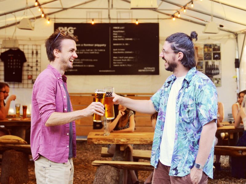 Pig Beer, Brockenhurst (Photo: Pig Beer 09/07/2022). (Customers). Published on 09-07-2022