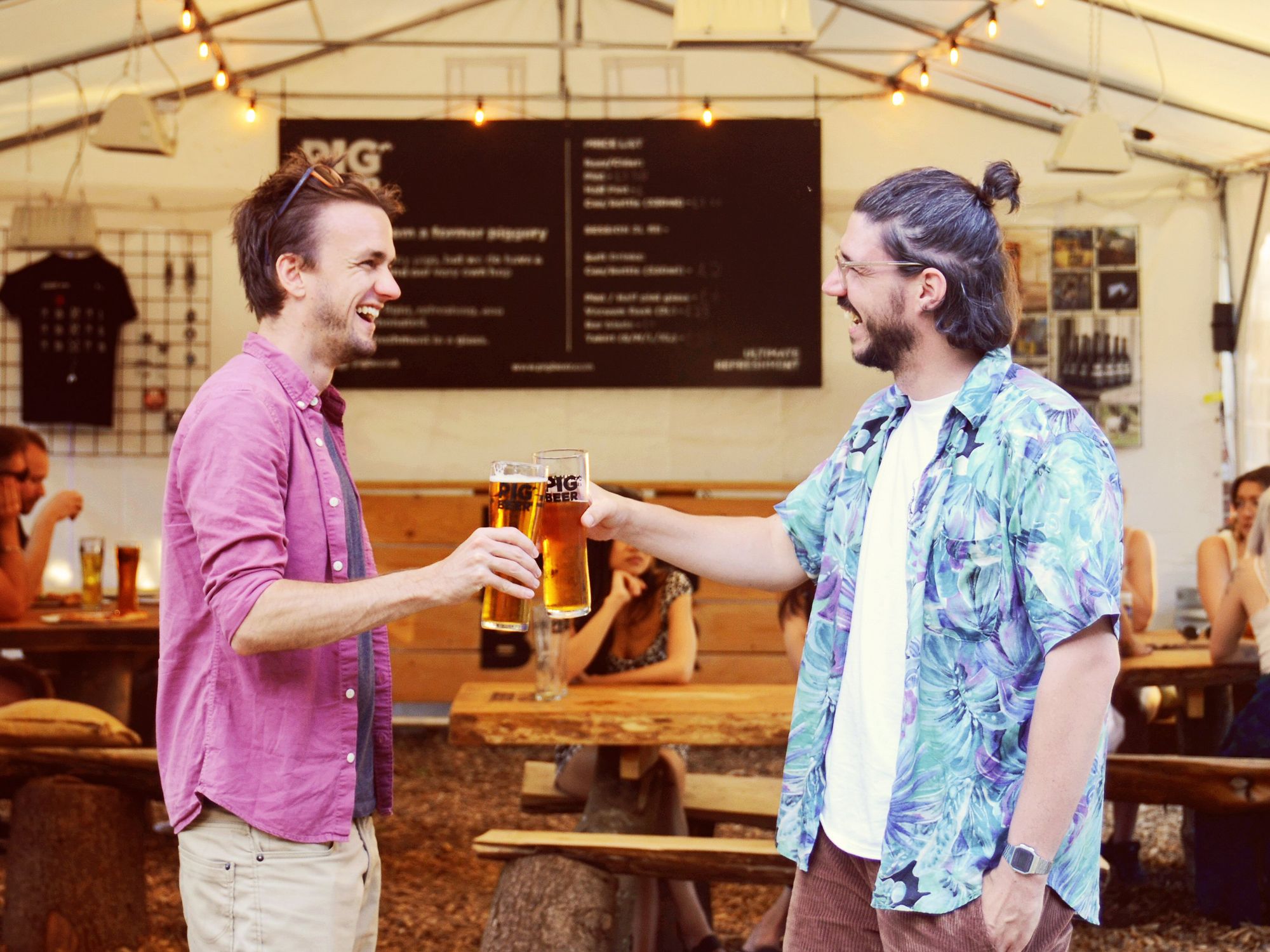 Pig Beer, Brockenhurst (Photo: Pig Beer 09/07/2022). (Customers). Published on 09-07-2022
