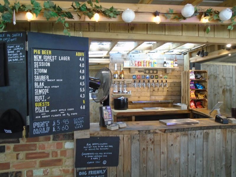 Pig Beer, Brockenhurst (Photo: David Etheridge - 23/08/2025). (Bar). Published on 23-08-2025 