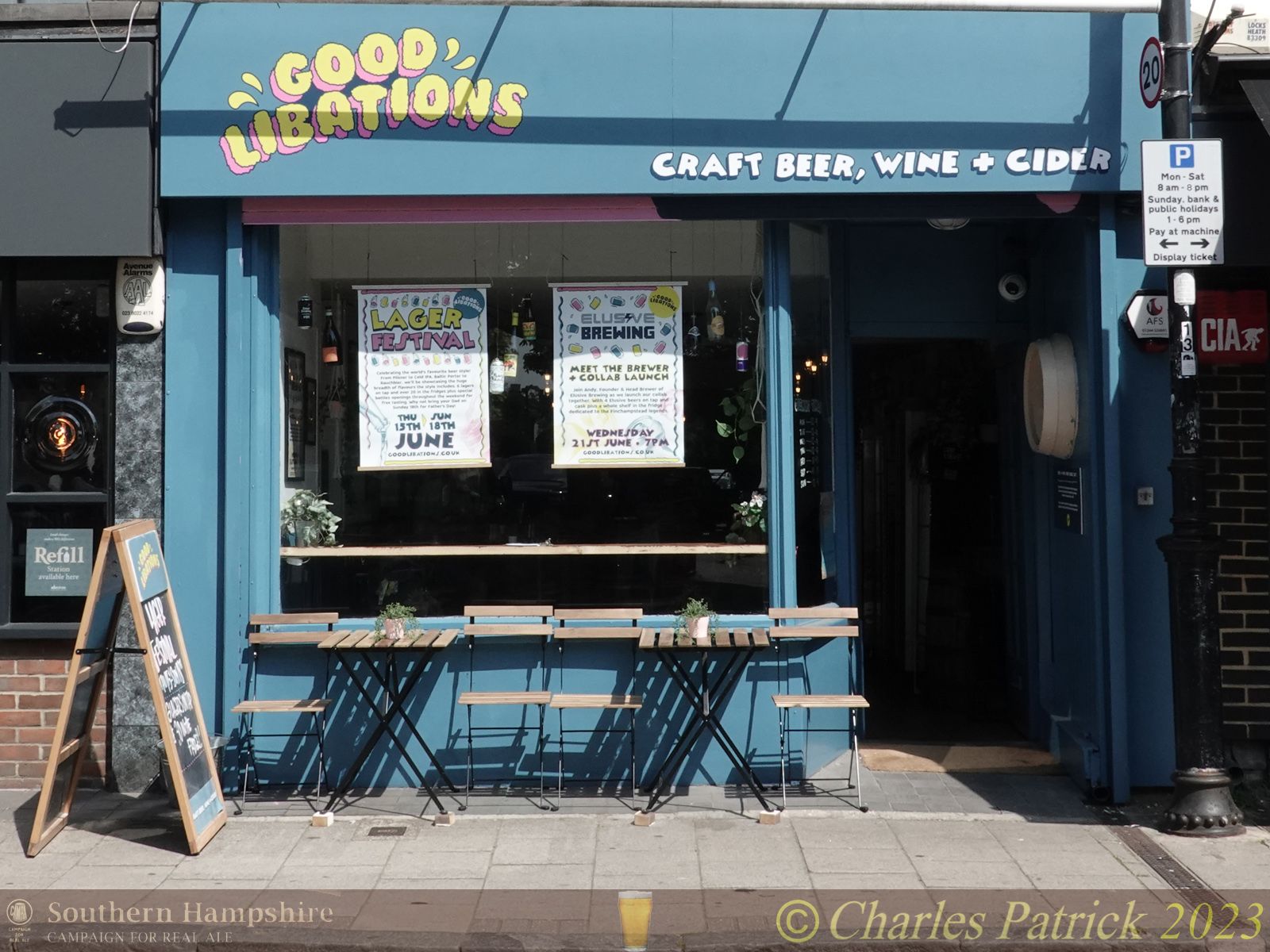 Good Libations, Southampton (Photo: Charles Patrick 09/06/2023). (Pub, External). Published on 09-06-2023