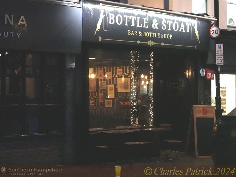 Bottle & Stoat, Southampton (Photo: Charles Patrick 23/01/2024). (Pub, External). Published on 23-01-2024