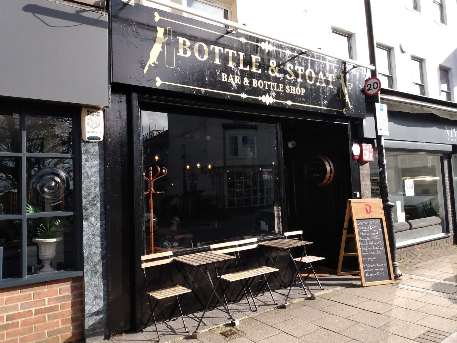 Bottle & Stoat, Southampton (Photo: Sam Dennis 18/02/2024). (Pub, External). Published on 18-02-2024