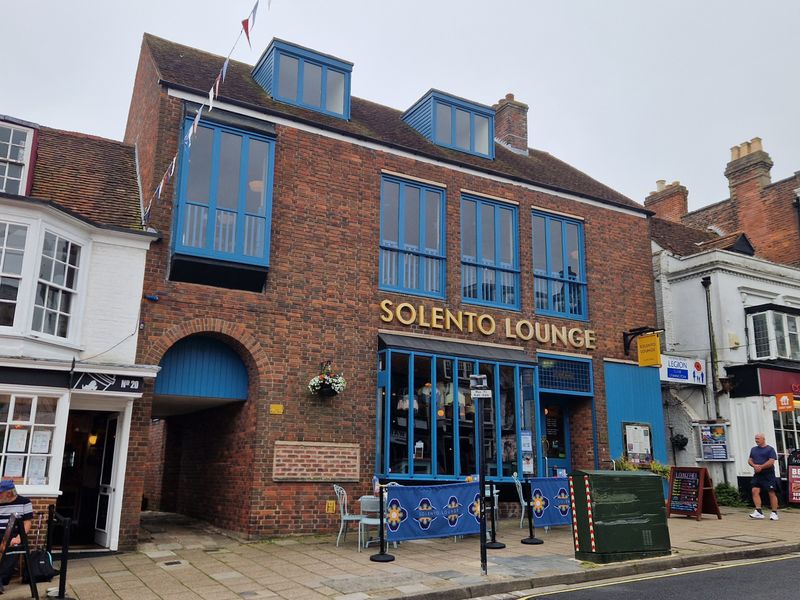 Solento Lounge, Lymington (Photo: Pete Horn - 18/06/2026). (Pub, External, Key). Published on 18-06-2026