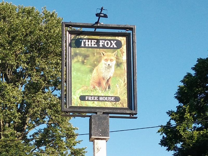 Fox, Bramdean. (Sign). Published on 25-06-2020