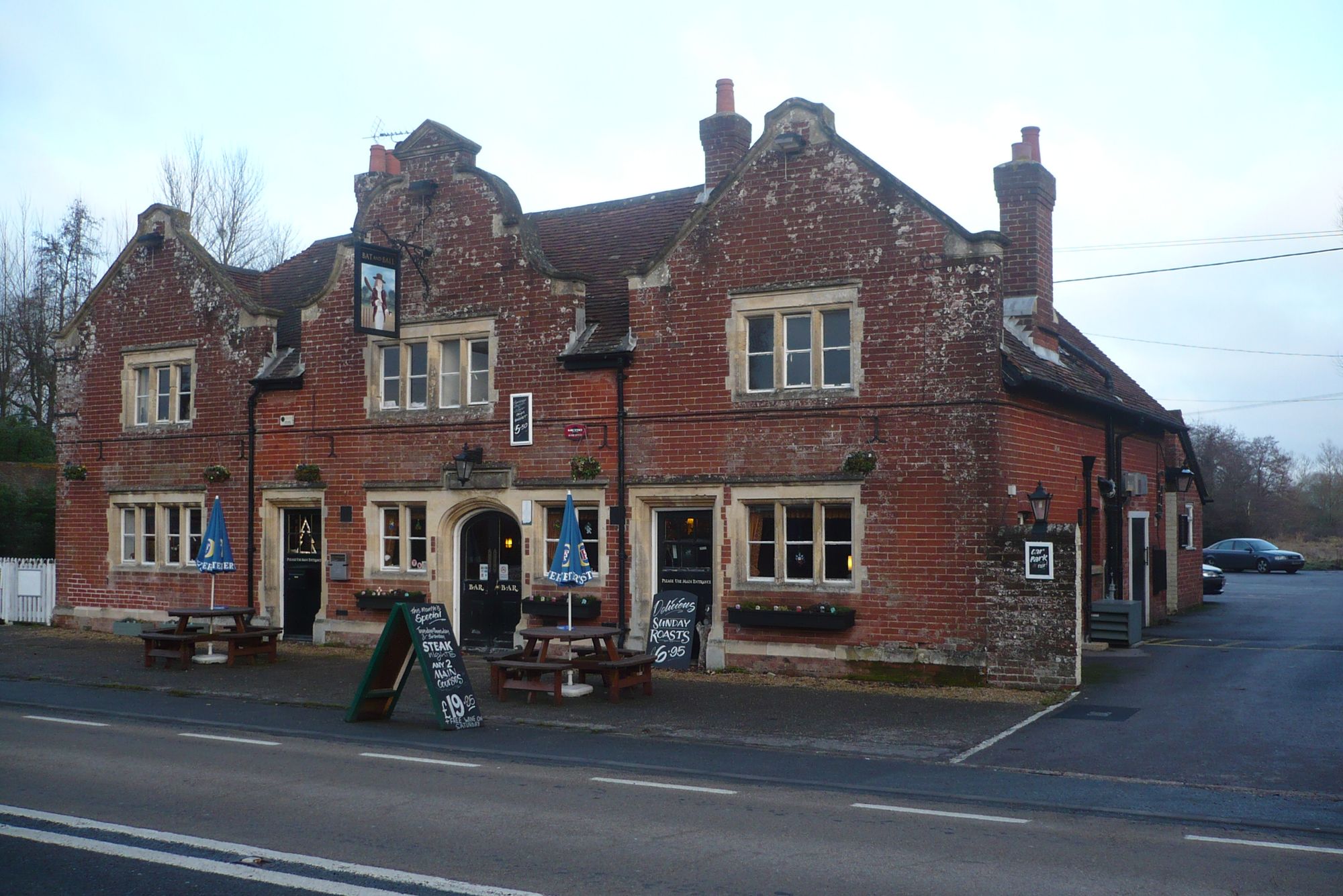 Bat & Ball Inn, Breamore - December 2010. (Pub). Published on 30-12-2010