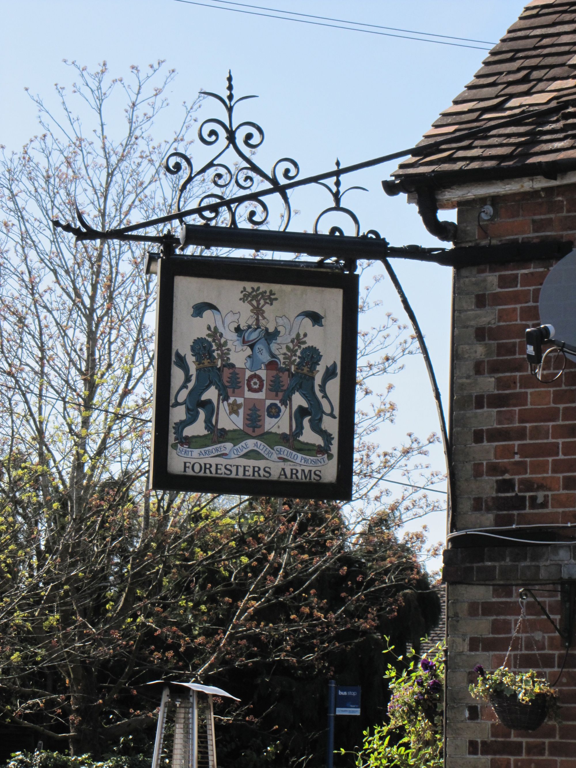 Foresters Arms, Brockenhurst. (Sign). Published on 08-04-2011