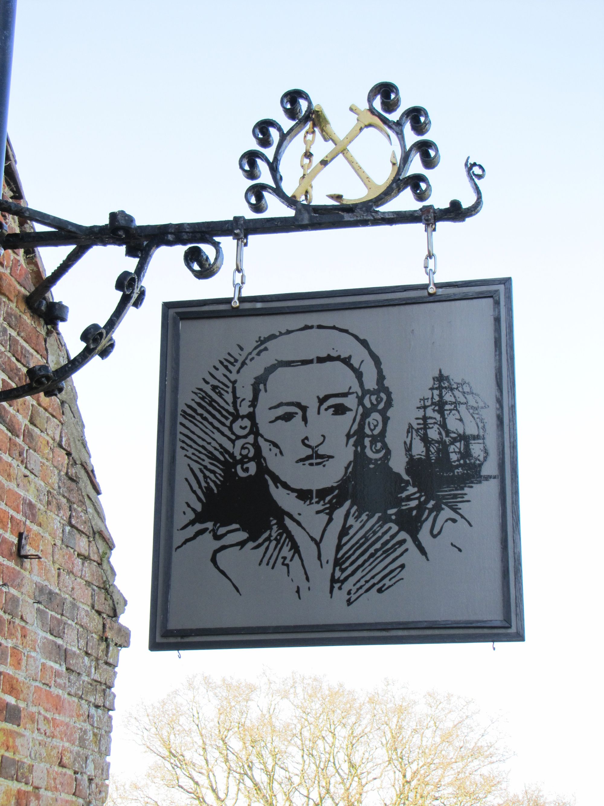 Master Builder's House Hotel, Bucklers Hard. (Sign). Published on 08-04-2011