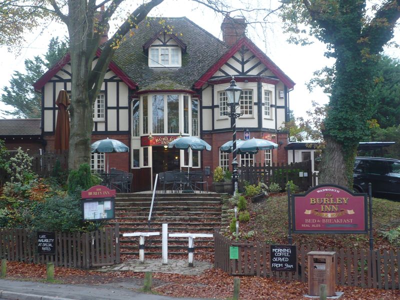 Burley Inn, Burley. (Pub, External, Garden, Sign). Published on 13-11-2010 