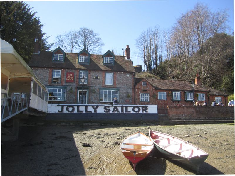 Jolly Sailor, Bursledon. (Pub, External). Published on 20-04-2013