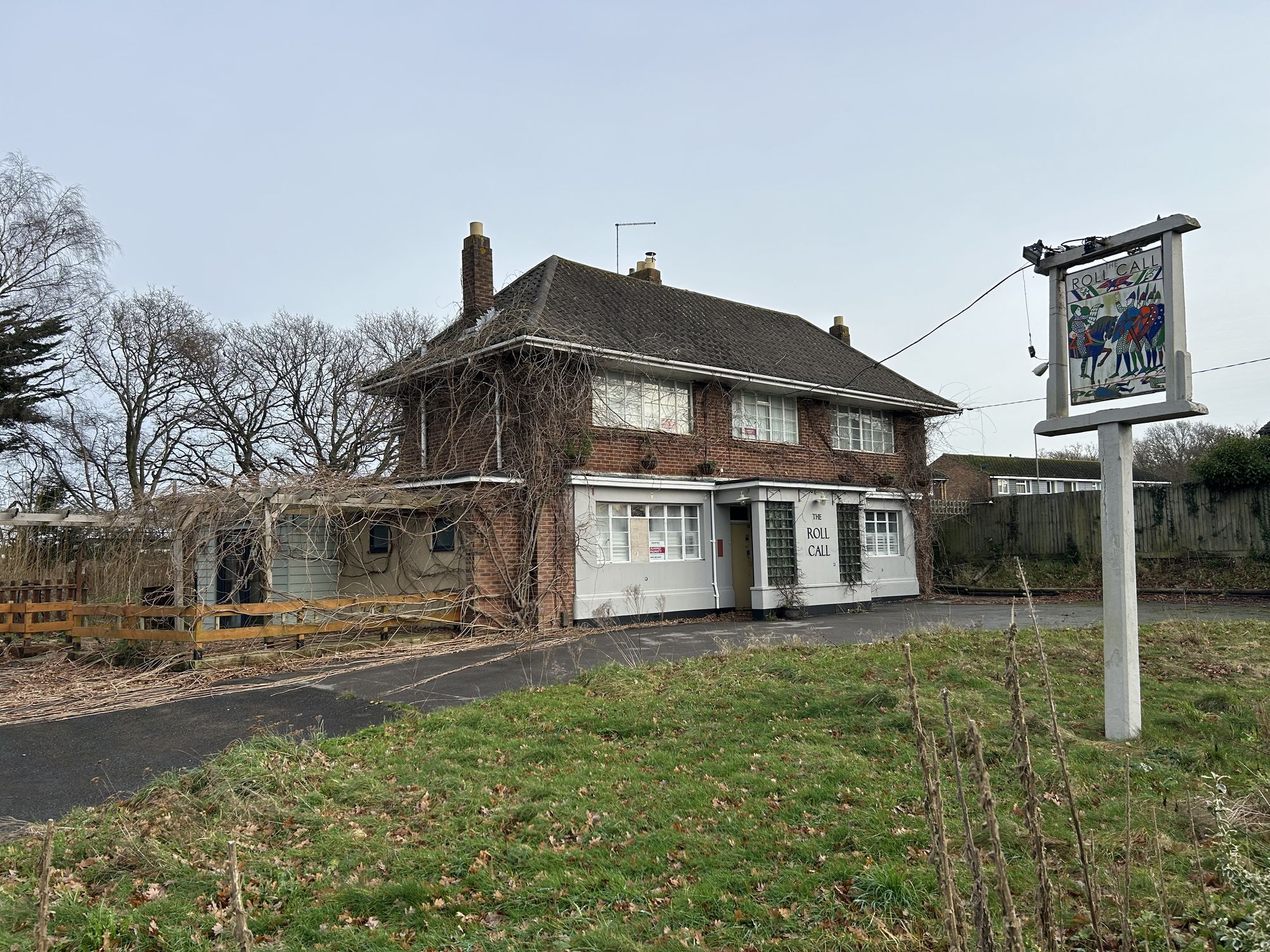 18 months after the Roll Call closed (Photo: Alex P. 26/12/2023). (Pub, External). Published on 26-12-2023