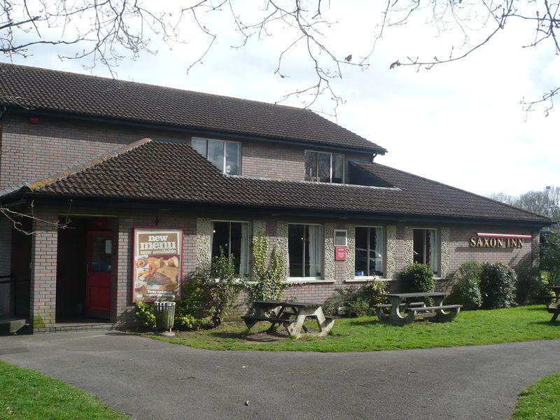 Saxon Inn, Calmore. (Pub, External, Garden). Published on 03-04-2011