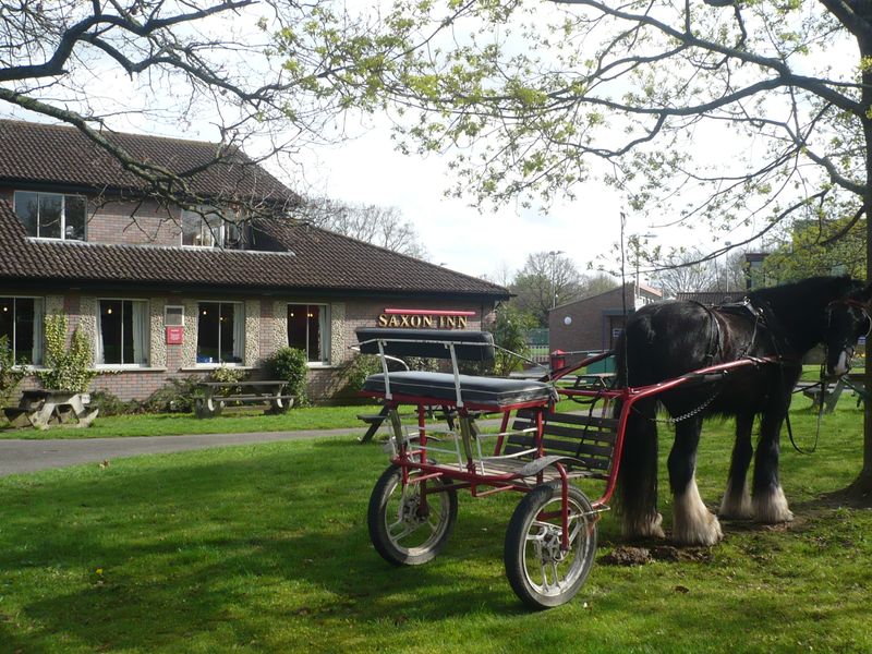 Saxon Inn, Calmore. (Pub, External, Garden, Key). Published on 03-04-2011