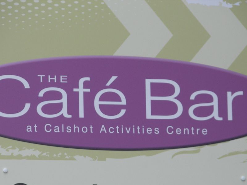 Café Bar, Calshot. (Sign, Key). Published on 09-04-2014