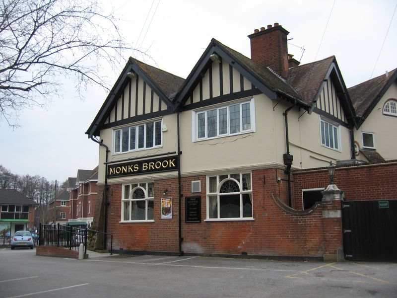 Monks Brook, Chandler's Ford (Photo: Alex Presland - 01/04/2013). (Pub, External). Published on 01-04-2013