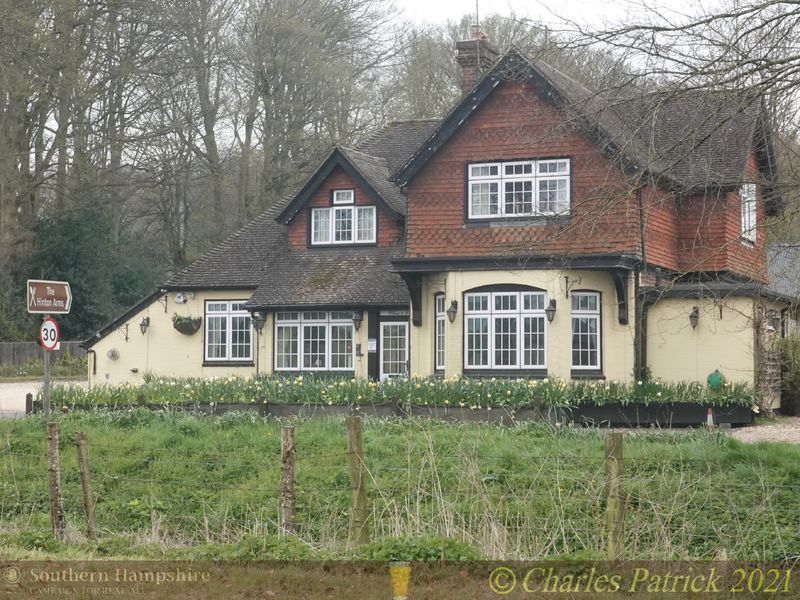 Hinton Arms, Cheriton. (Pub, External). Published on 13-04-2021