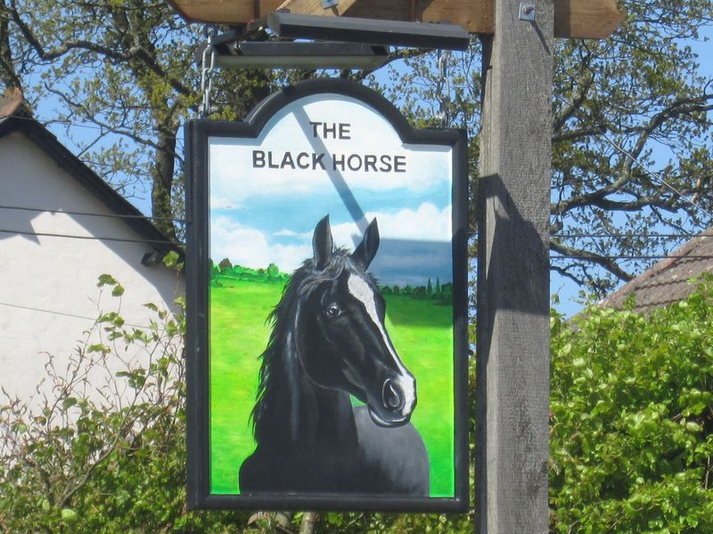 Black Horse, Colden Common. (Sign). Published on 07-05-2013