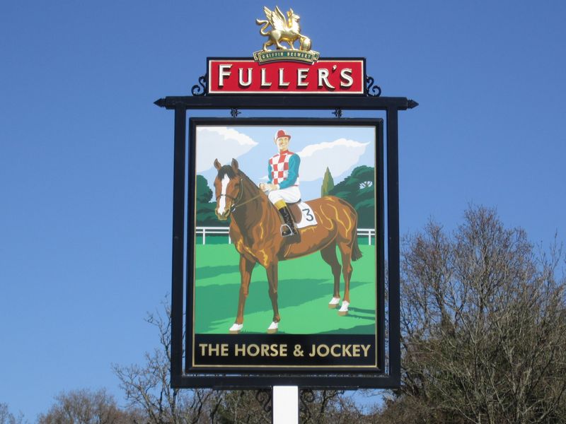 Horse & Jockey, Curbridge. (Sign). Published on 20-04-2013