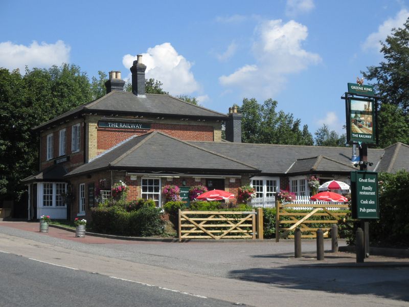 Railway Inn, Botley. (Pub, External). Published on 08-08-2015 