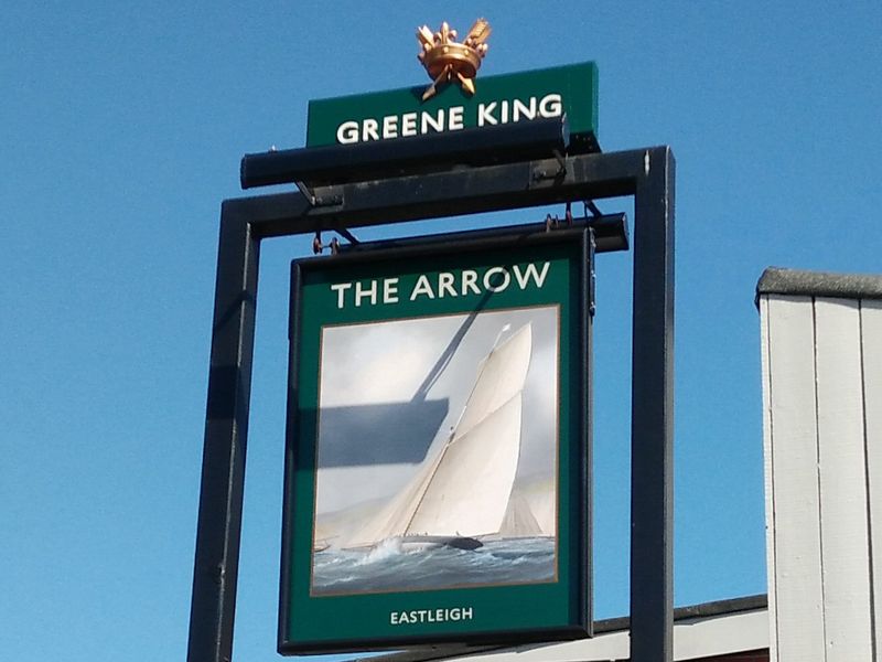 Arrow, Eastleigh. (Sign). Published on 22-06-2020