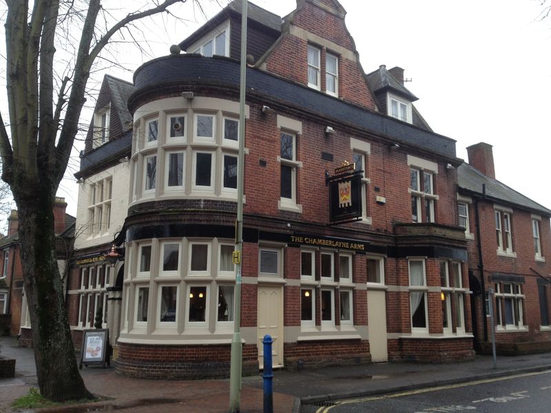 Chamberlayne Arms, Eastleigh. (Pub, External, Key). Published on 23-01-2013