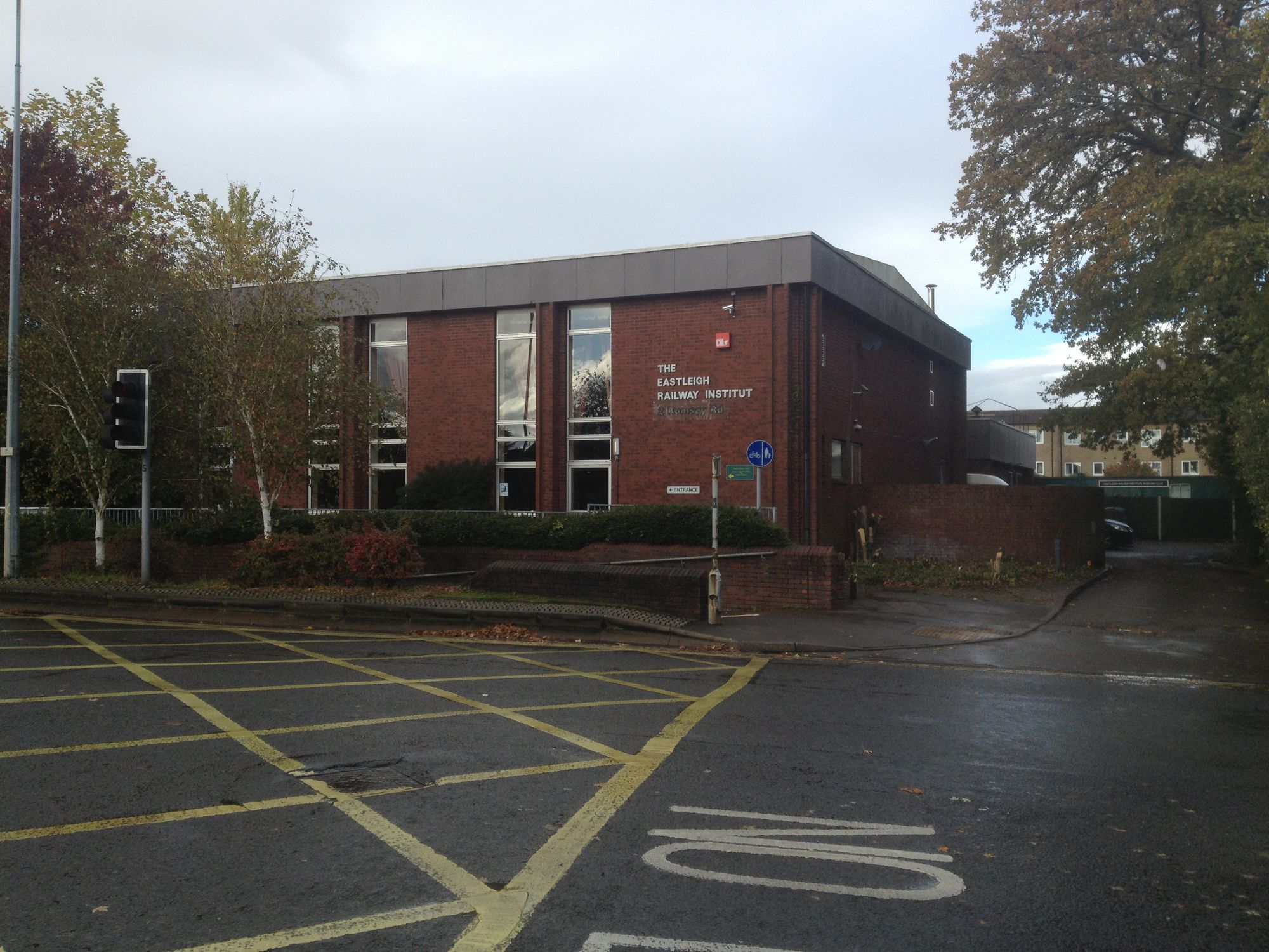 Railway Institute, Eastleigh (Photo: Alex Presland - 01/11/2012). (Pub, External, Key). Published on 01-11-2012