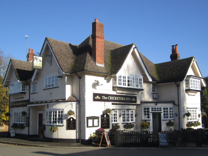 Cricketers Inn, Easton. (Pub, External, Key). Published on 11-11-2012