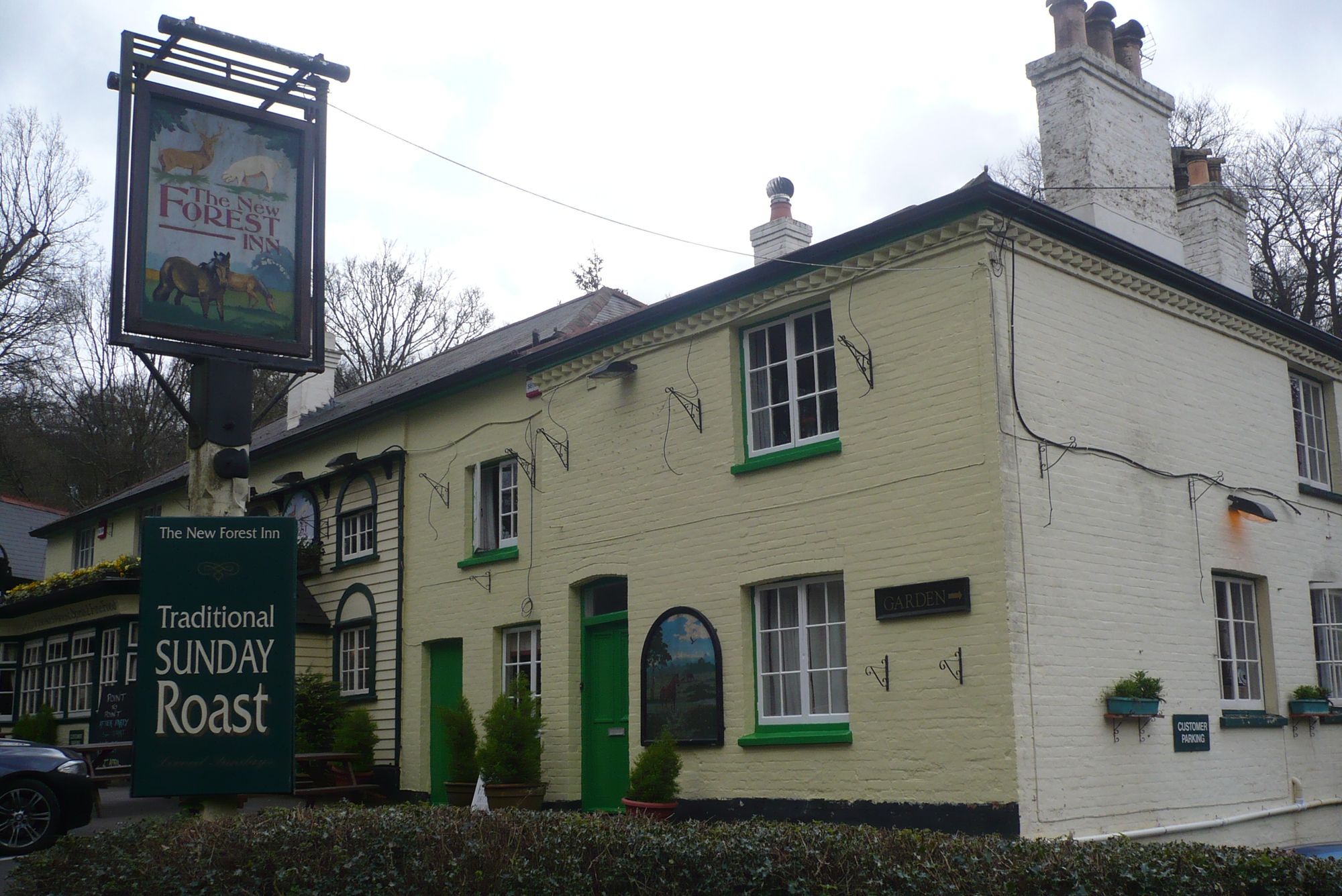 New Forest Inn, Emery Down. (Pub, External, Sign). Published on 03-04-2011