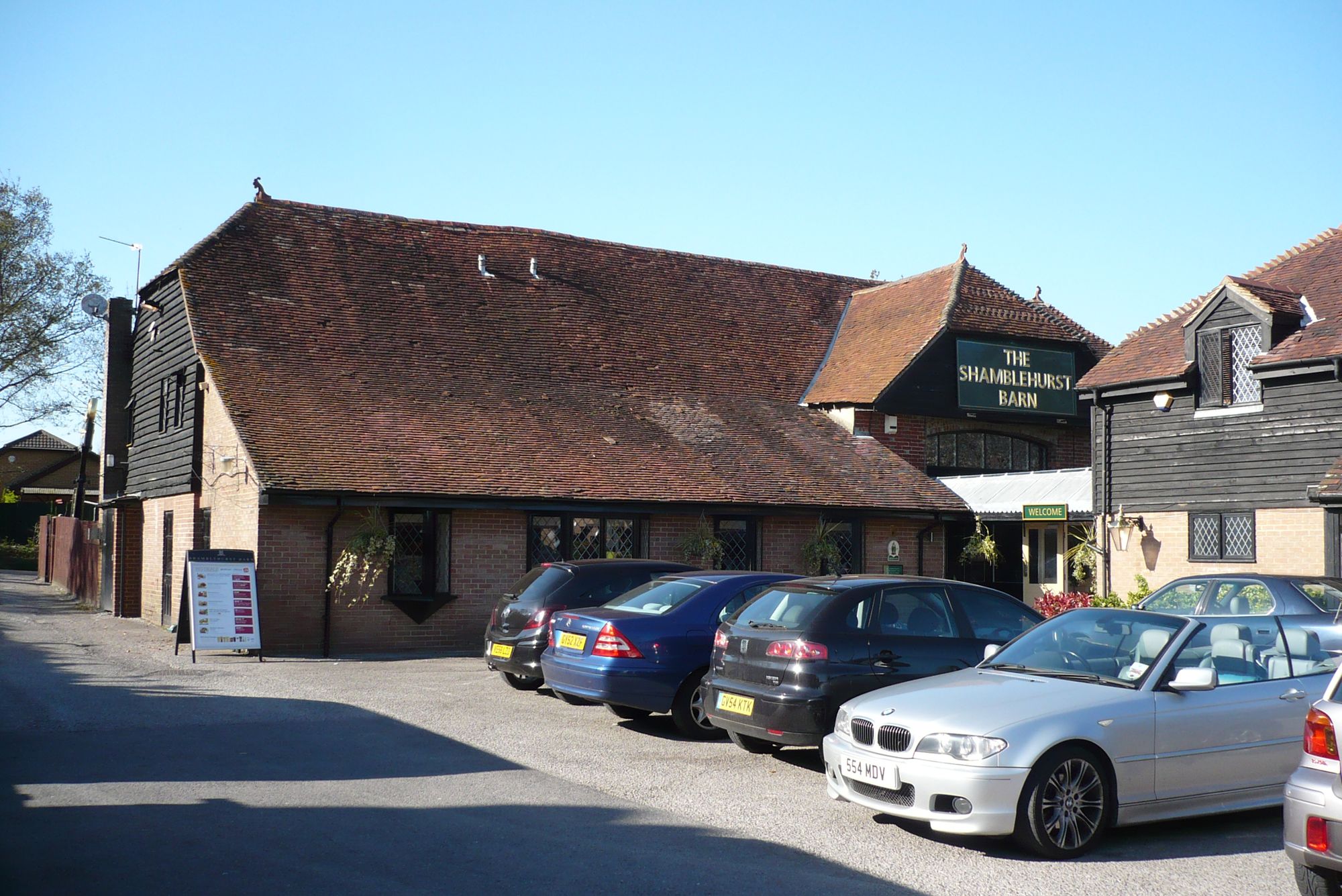Shamblehurst Barn, Hedge End. (Pub, External, Key). Published on 01-05-2013