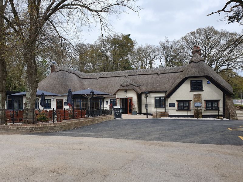 Cat & Fiddle, Hinton Admiral - 26/04/2023 (Photo: Pete Simpson). (Pub, External). Published on 26-04-2023