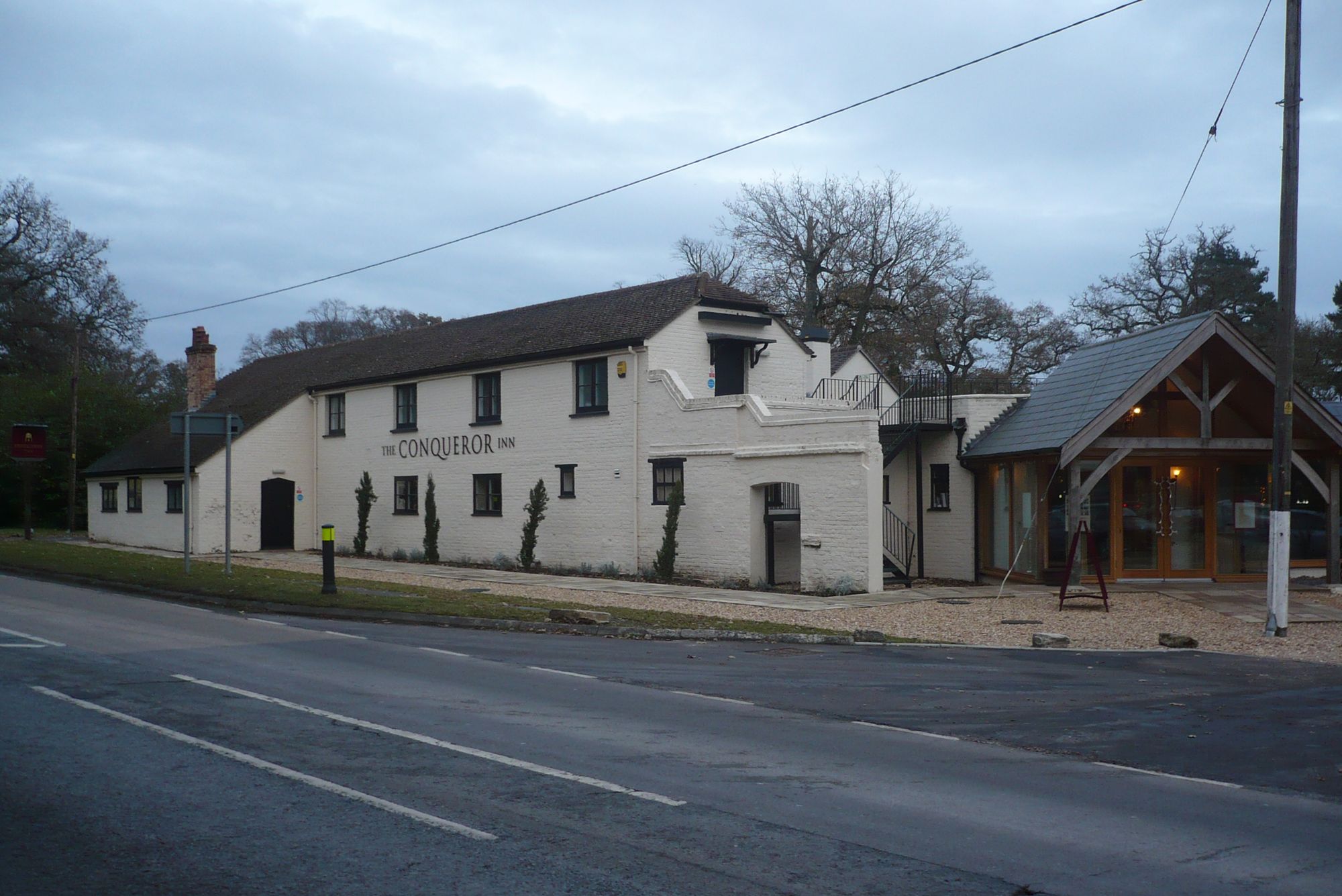 Conqueror Inn, Hinton St Michael (Photo: D. Pritchard Dec 2010). (Pub, External, Key). Published on 27-12-2010