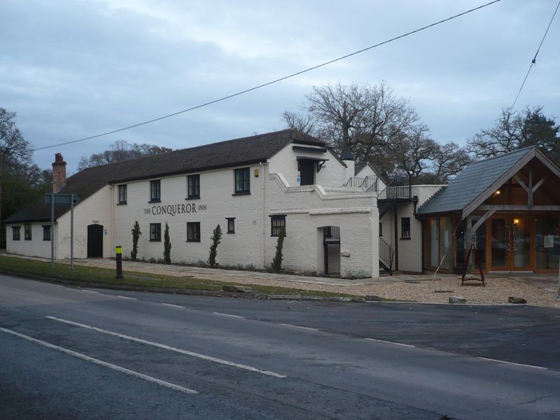 Conqueror Inn, Hinton St Michael (Photo: D. Pritchard Dec 2010). (Pub, External, Key). Published on 27-12-2010