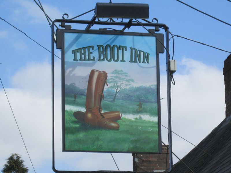 Boot Inn, Houghton. (Sign). Published on 02-04-2013