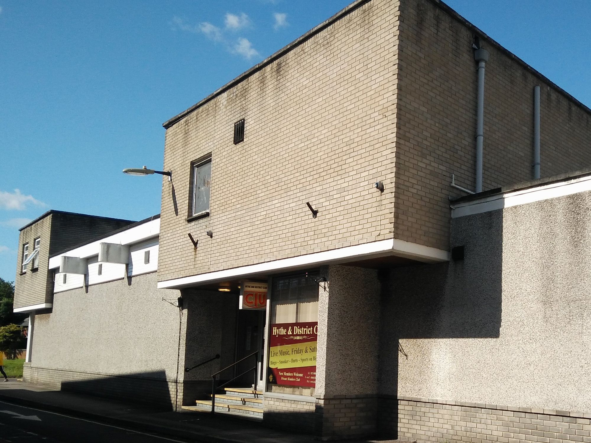 Hythe & District CIU Club, Hythe. (External, Key). Published on 06-07-2020