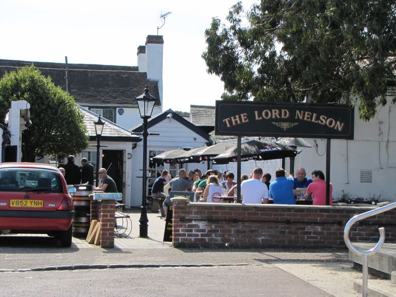 Lord Nelson, Hythe. (Pub, External, Garden). Published on 09-04-2011