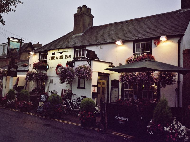 Gun Inn, Keyhaven (Photo: Ash Mather, circa 2010). (Pub, External, Garden). Published on 01-10-2010
