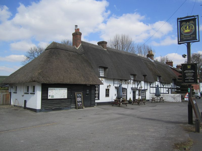 Crown Inn, King's Somborne. (Pub, External). Published on 02-04-2013 