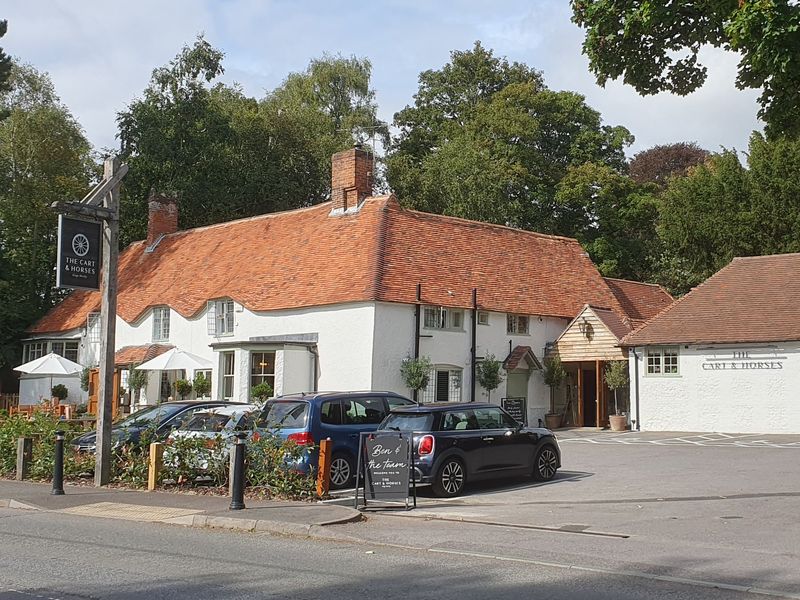 Cart & Horses, Kings Worthy - 11/09/2023 (Photo: Pete Horn). (Pub, External). Published on 11-09-2023