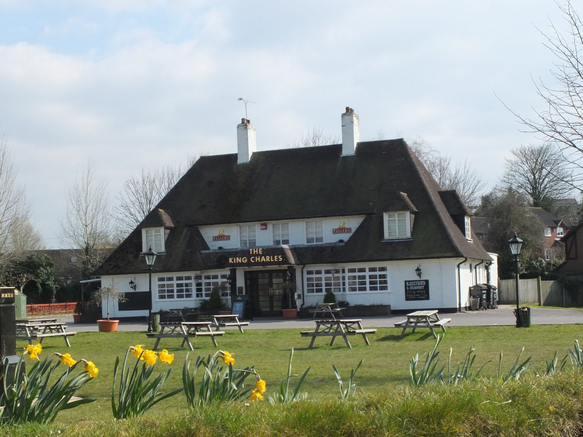 King Charles, Kings Worthy. (Pub, External). Published on 03-04-2013