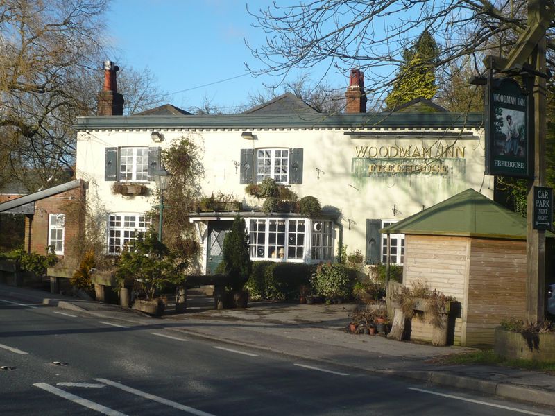 Woodman Inn, Lower Upham. (Pub, External, Key). Published on 24-01-2010