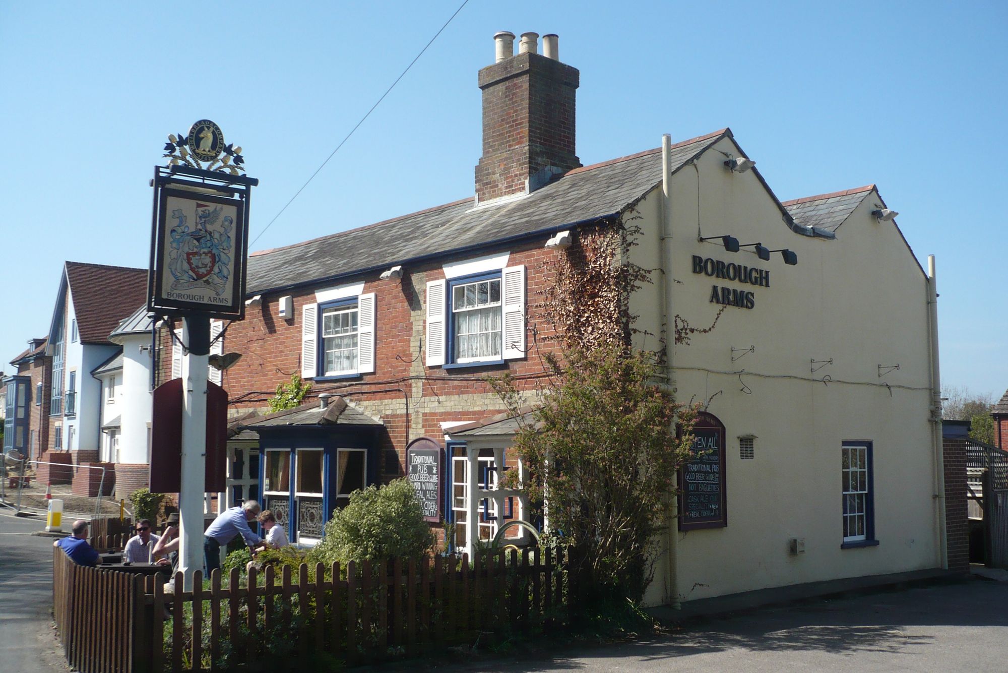 Borough Arms, Lymington. (Pub, External, Garden). Published on 10-04-2011