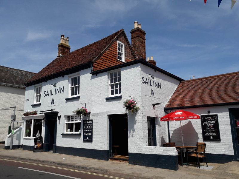 Sail Inn, Lymington. (Pub, External, Key). Published on 07-08-2019