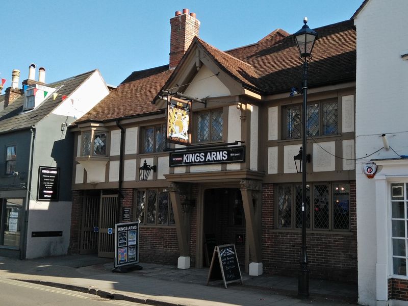 Kings Arms, Lymington (Photo: Pete Horn - 05/05/2018). (Pub, External, Key). Published on 05-05-2018