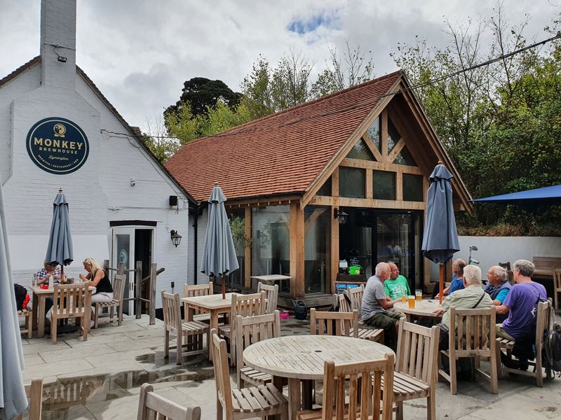 Monkey Brewhouse, Lymington (Photo: Pete Horn 23/08/2022). (External, Garden, Customers). Published on 23-08-2022